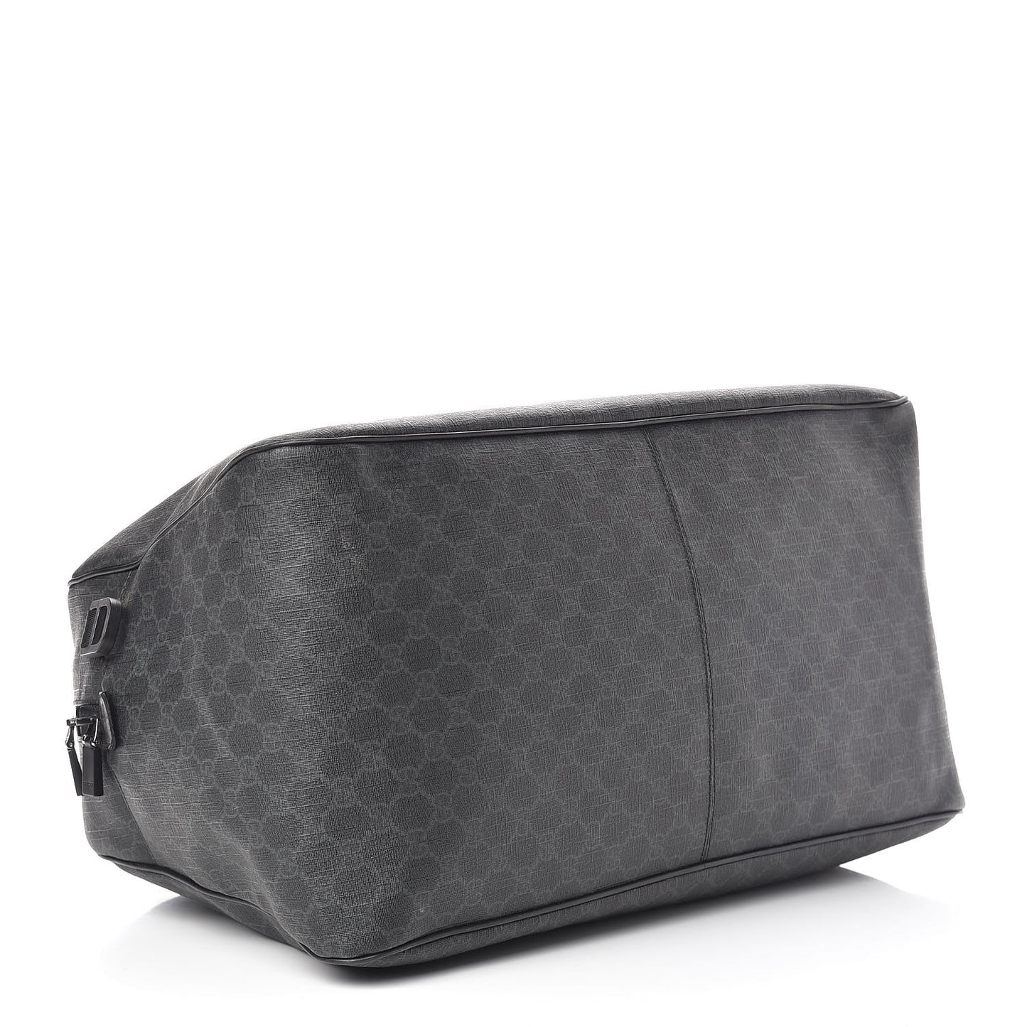 GG Supreme Monogram Duffle Bag Black