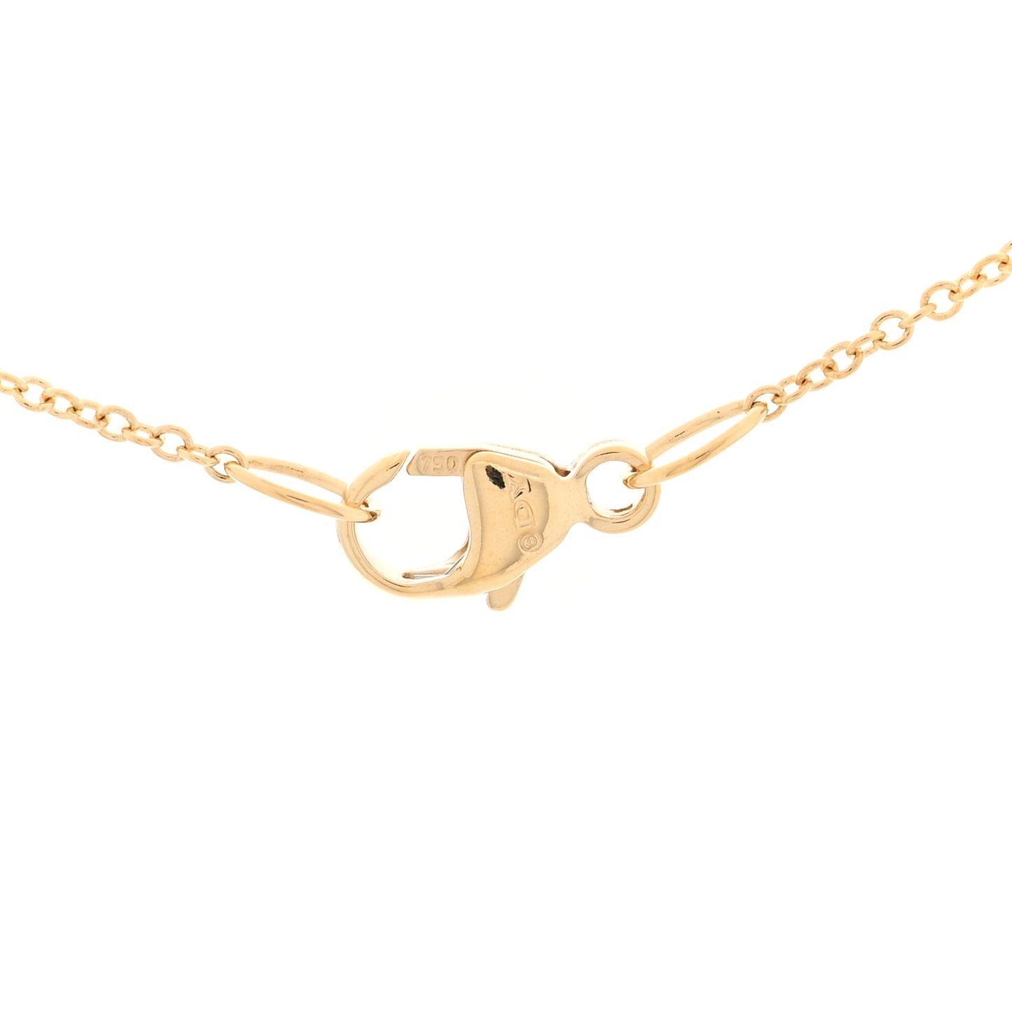 18K Yellow Gold Garnet Heart Pendant Necklace