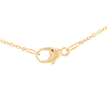 David Yurman 18K Yellow Gold Garnet Heart Pendant Necklace 5 of 5