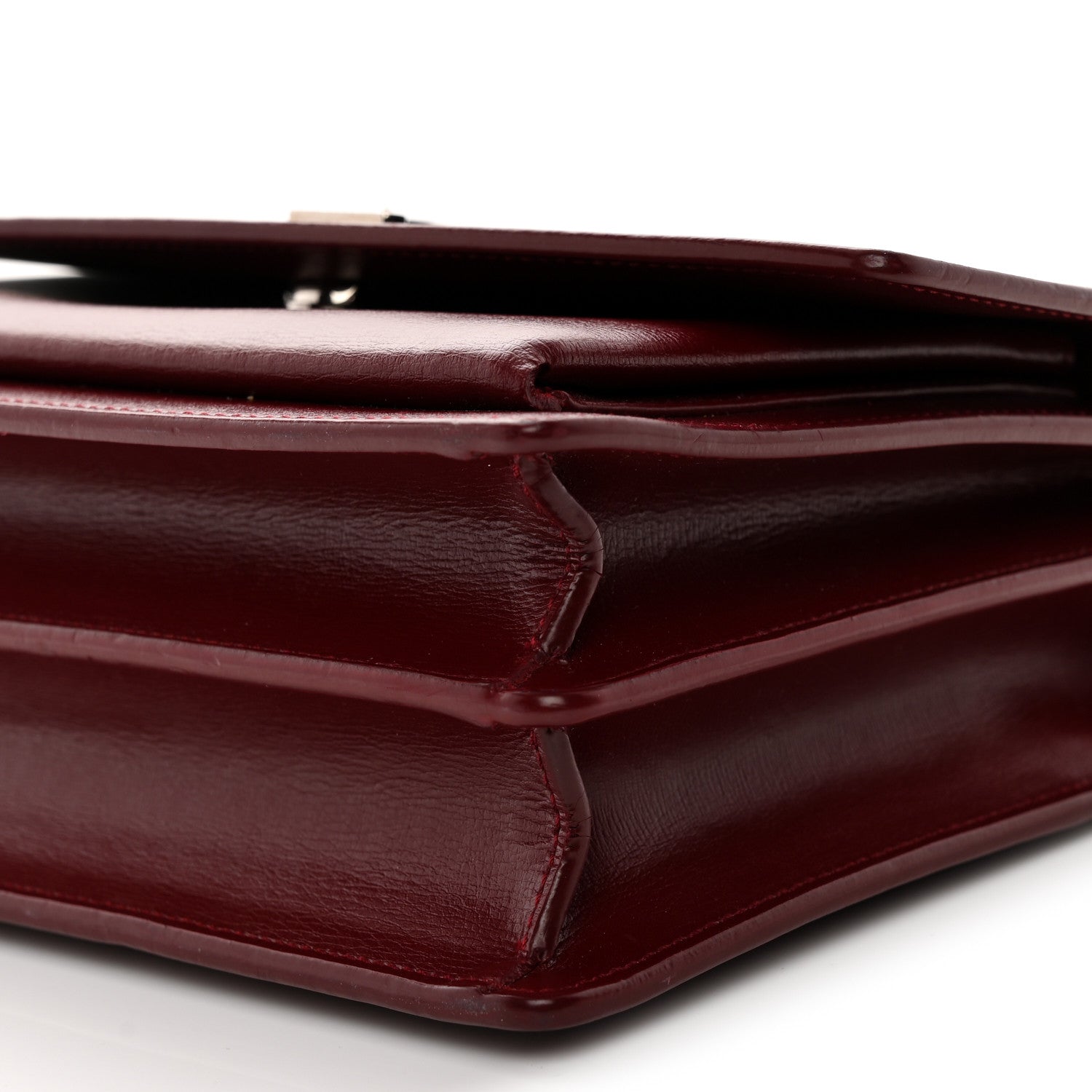 Saint Laurent Calfskin Medium Monogram Sunset Pallisandre 9 of 12