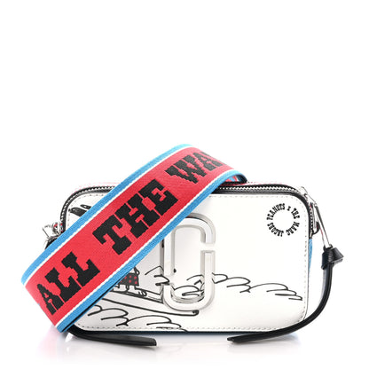 Marc Jacobs X Peanuts Saffiano Snoopy Snapshot Camera Bag White Multicolor 1 of 10