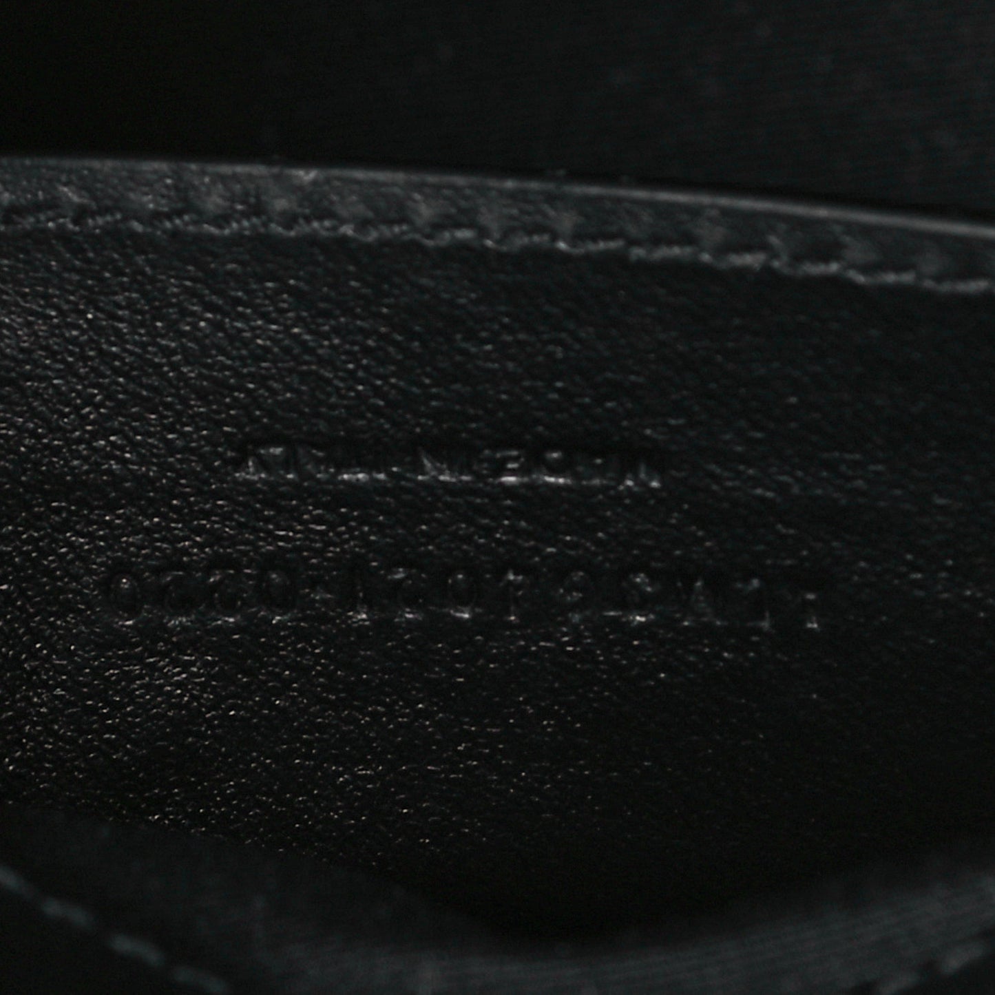 Grain De Poudre Medium Classic Monogram Kate Satchel Black