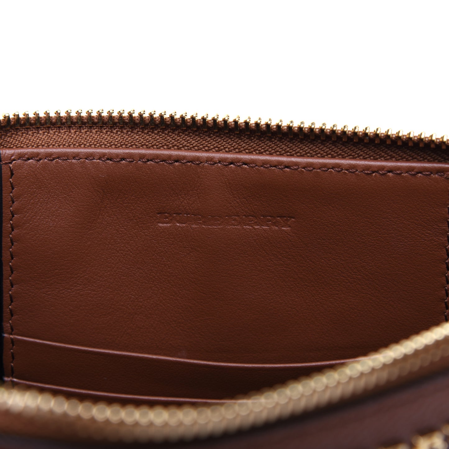 Haymarket Check Peyton Crossbody Clutch Bag Toffee