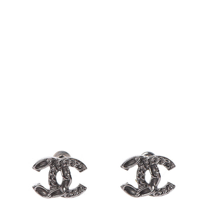 Chanel Ruthenium CC Chain Earrings 1 of 4