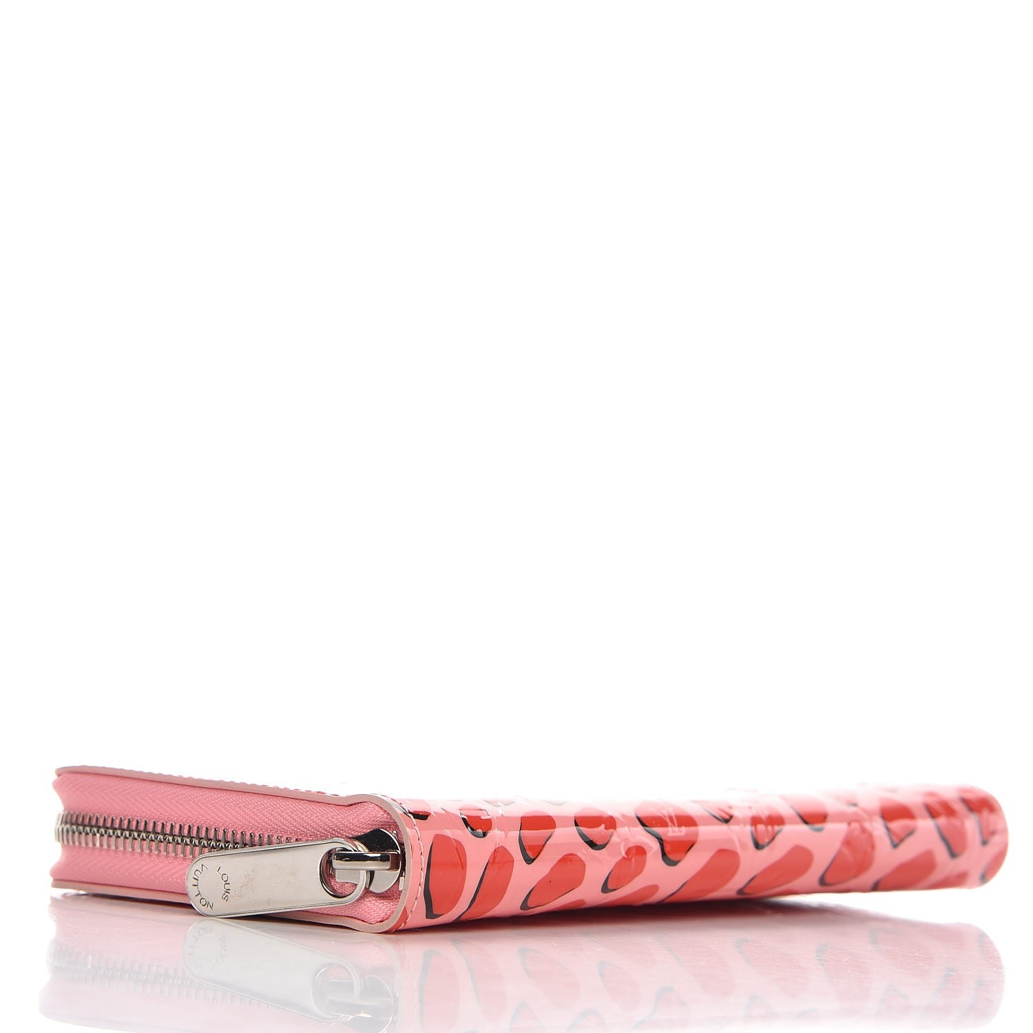 Louis Vuitton Vernis Jungle Dots Zippy Wallet Sugar Pink Poppy 4 of 7