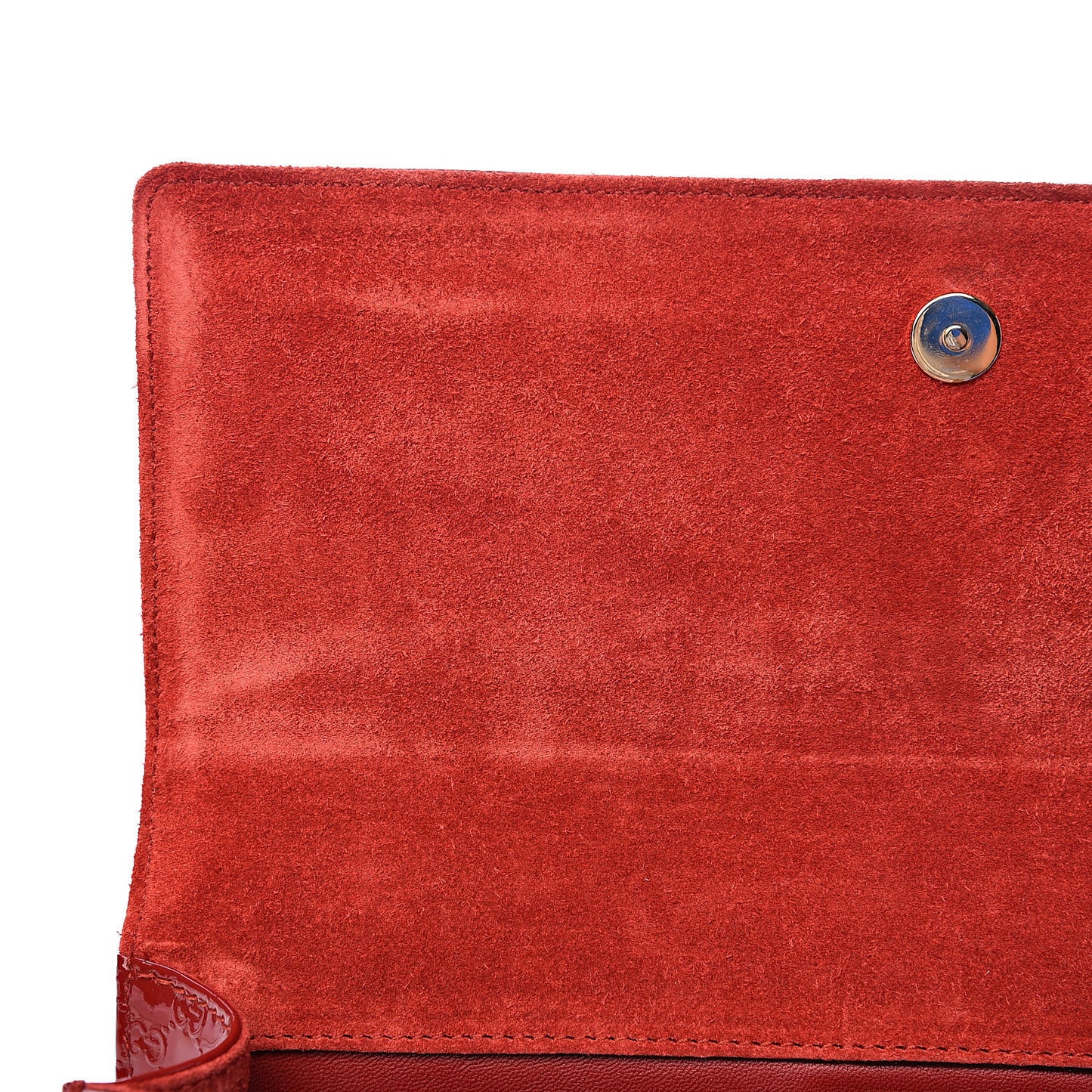 Patent Microguccissima Small Broadway Clutch Rose Bed