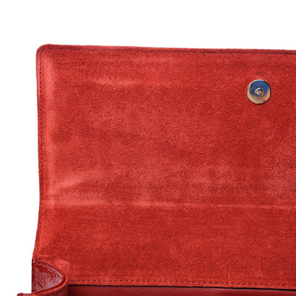 Gucci Patent Microguccissima Small Broadway Clutch Rose Bed 8 of 9