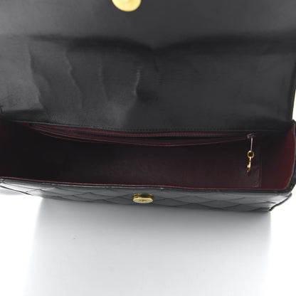 Chanel Lambskin Quilted CC Flap Shoulder Bag Black 5 of 10