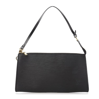 Louis Vuitton Epi Pochette Accessories 24 Black 1 of 12