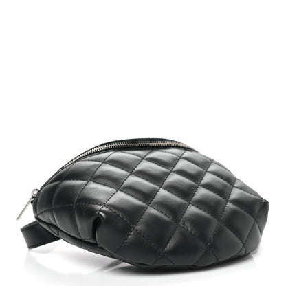 Chanel Calfskin Quilted Waist Belt Bag Black 4 of 10