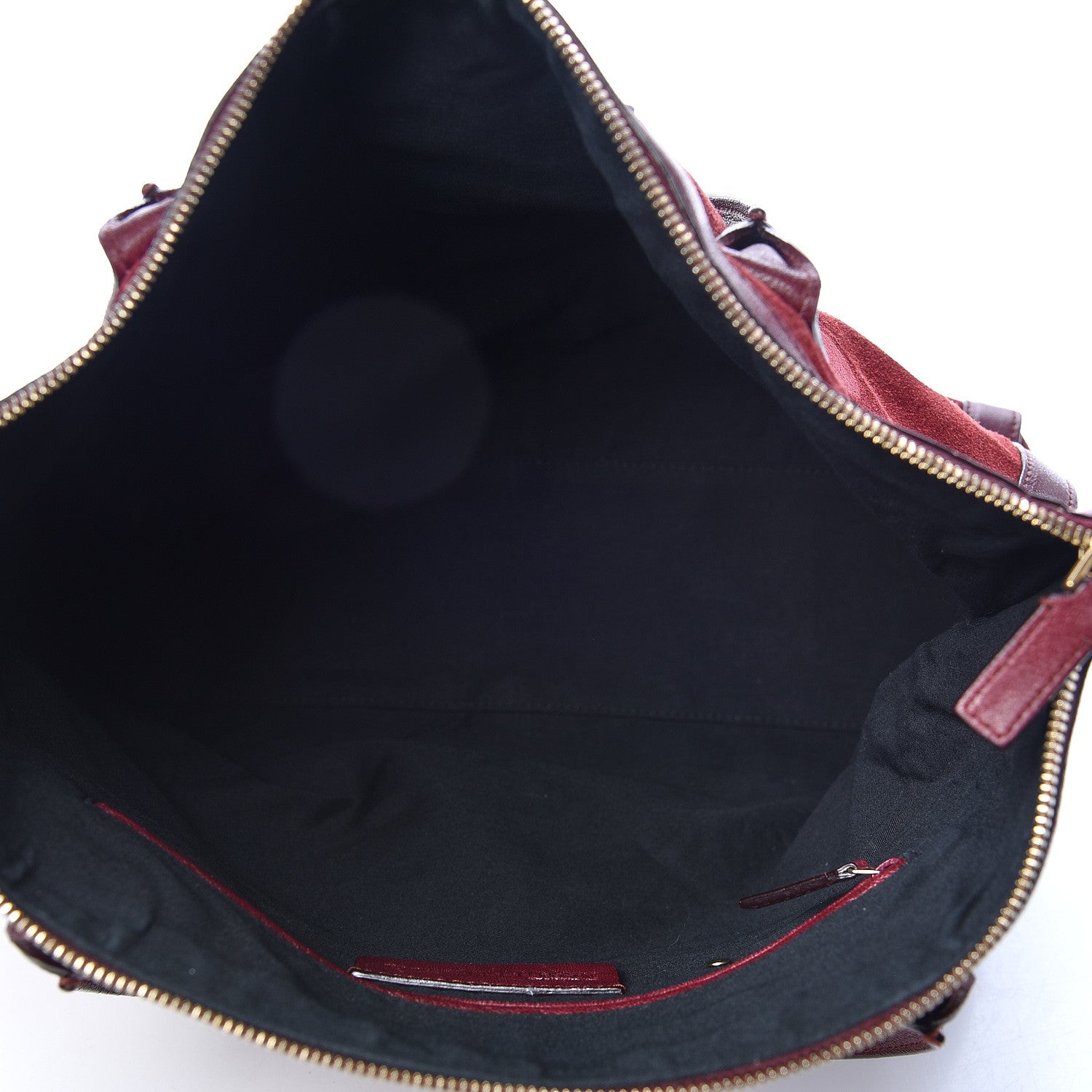 Alexander McQueen Suede Mini De Manta Tote Oxblood 5 of 10