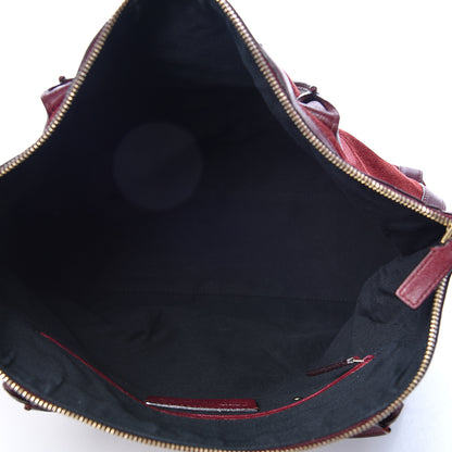 Alexander McQueen Suede Mini De Manta Tote Oxblood 5 of 10