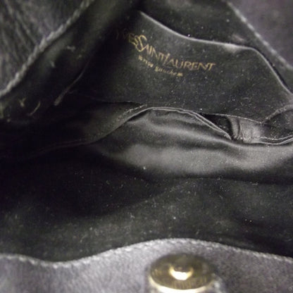 Saint Laurent Chevre Mini Bow Handbag Black 7 of 9