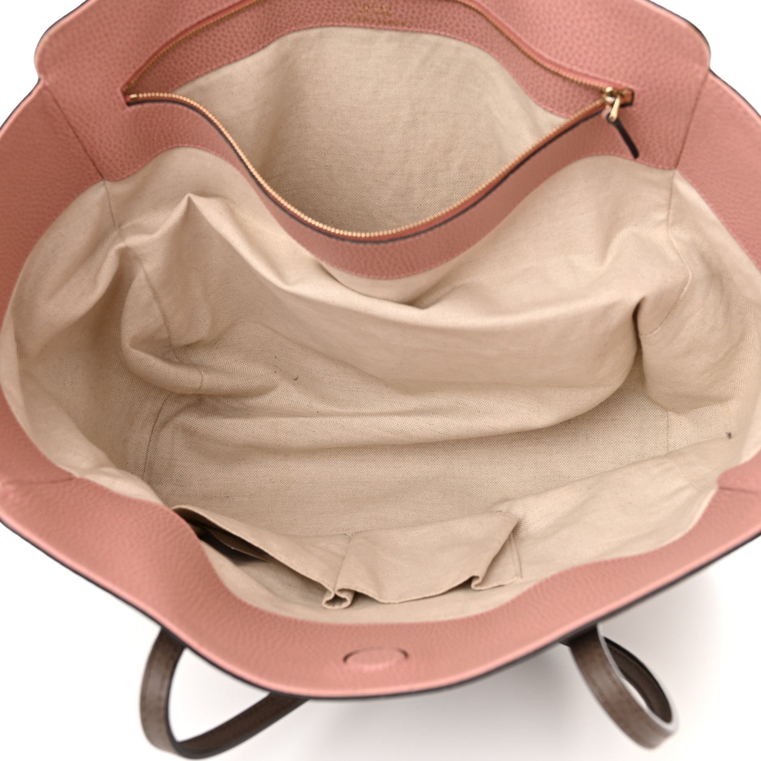 Gucci Dollar Calfskin Medium Swing Tote Grey Field Soft Pink 5 of 11