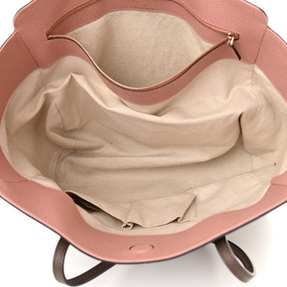 Gucci Dollar Calfskin Medium Swing Tote Grey Field Soft Pink 5 of 11