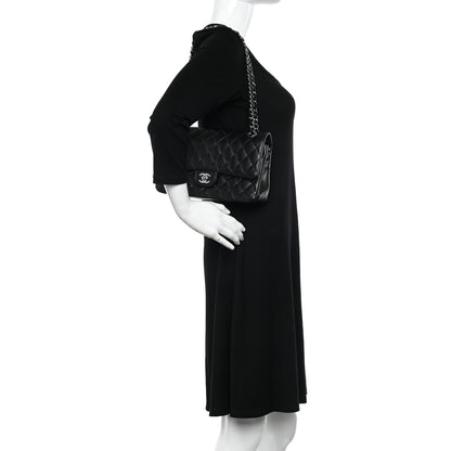 Chanel Caviar Quilted Medium Double Flap Black 2 of 16