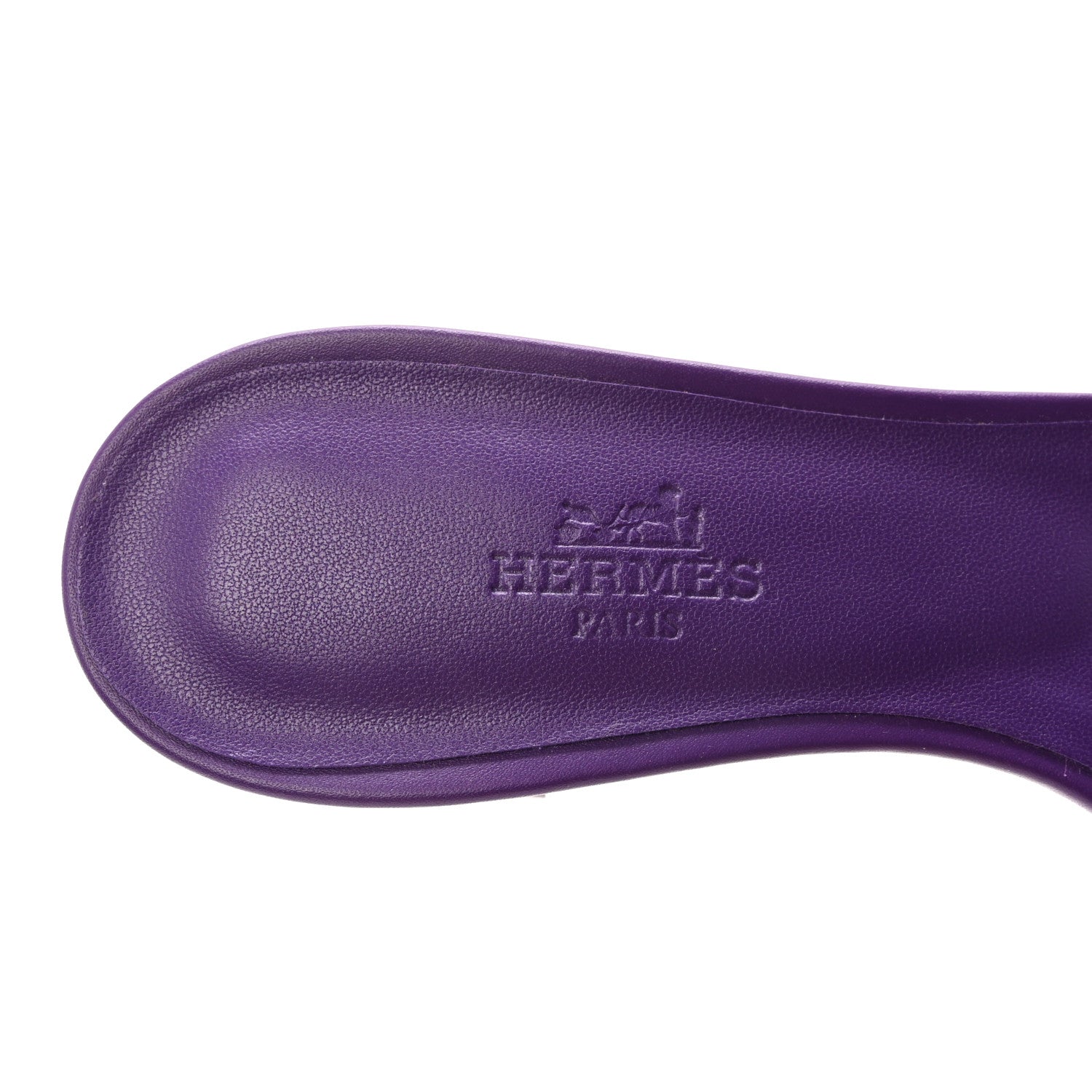 Hermes Calfskin Oasis Sandals 36 Violet Majorette 8 of 10