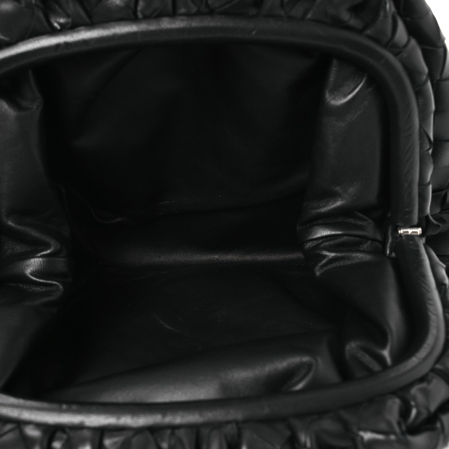 Nappa Intrecciato Teen Pouch Black