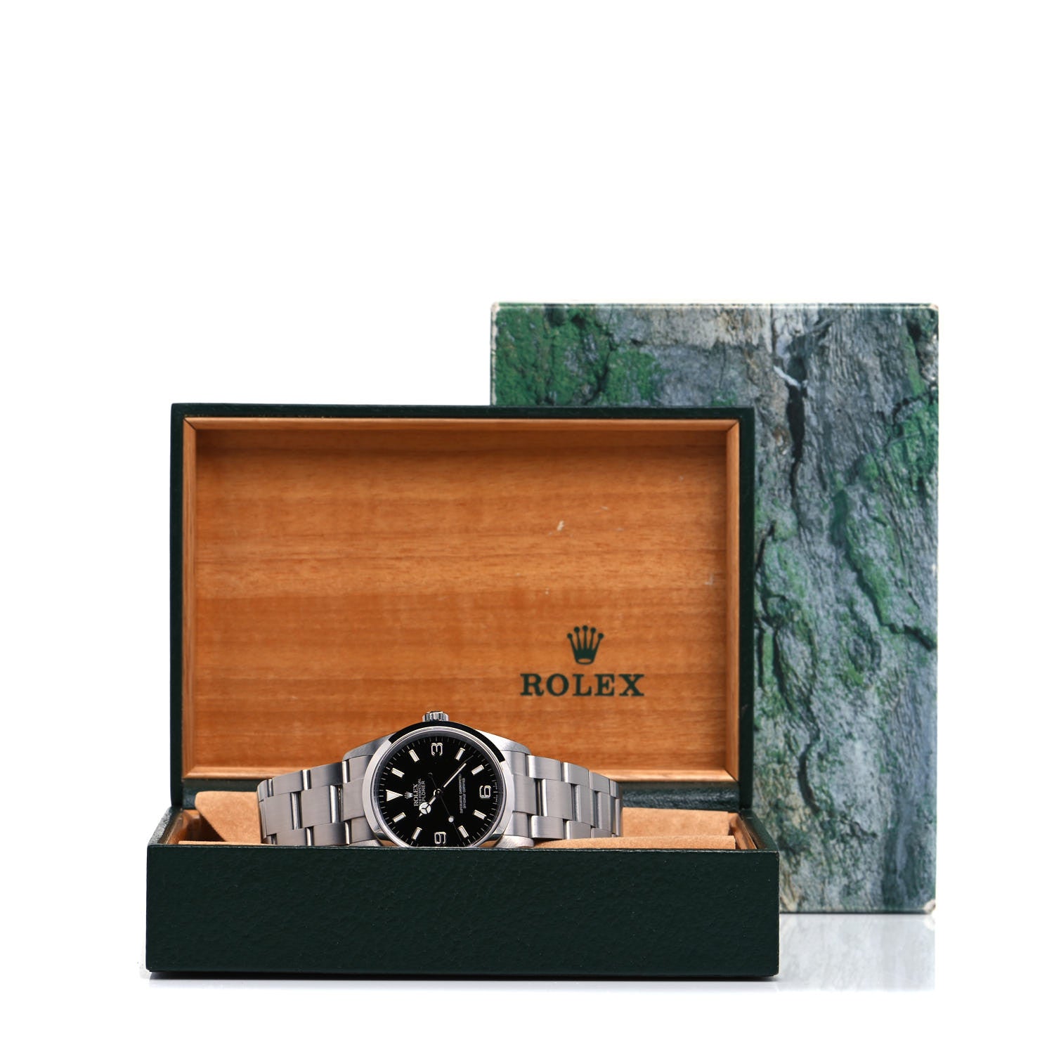 Rolex Stainless Steel 36mm Oyster Perpetual Explorer Watch Black 114270 4 of 4