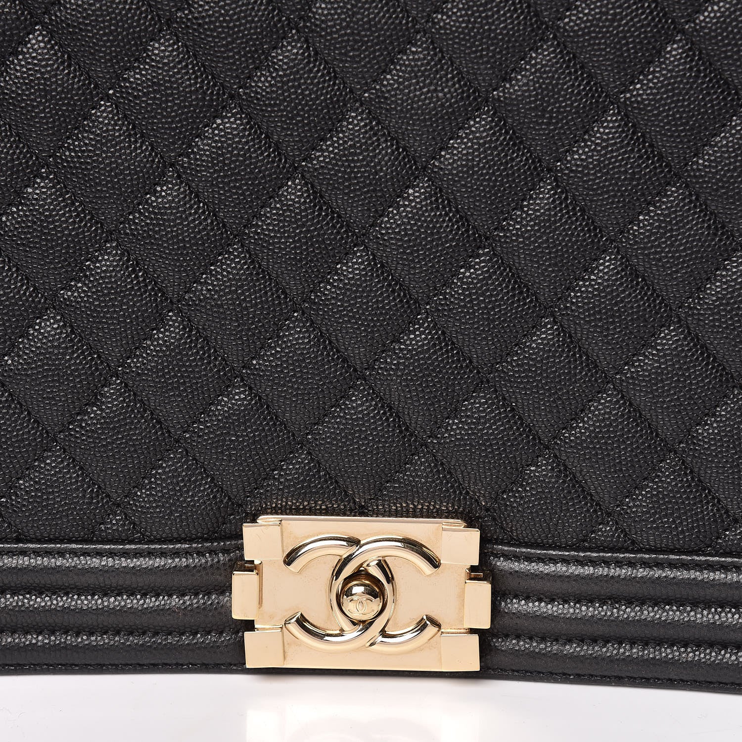 Chanel Caviar Quilted Large Boy Flap Black 10 of 10