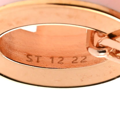 Hermes Lacquered Rose Gold Mini Pop H Pendant Necklace Rose Dragee 7 of 8