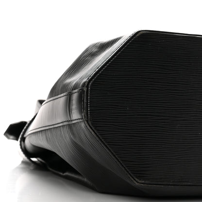 Louis Vuitton Epi Sac D'Epaule GM Black 8 of 16