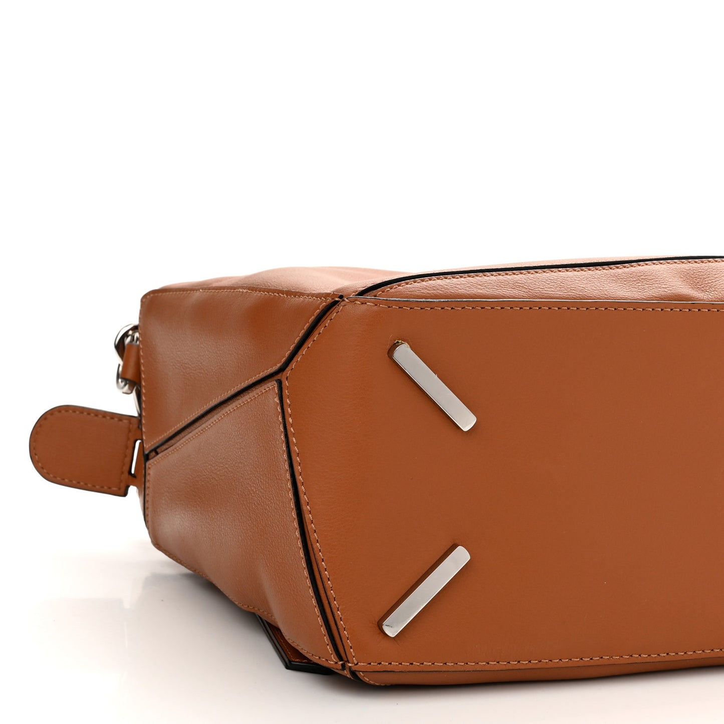 Calfskin Medium Puzzle Bag Tan