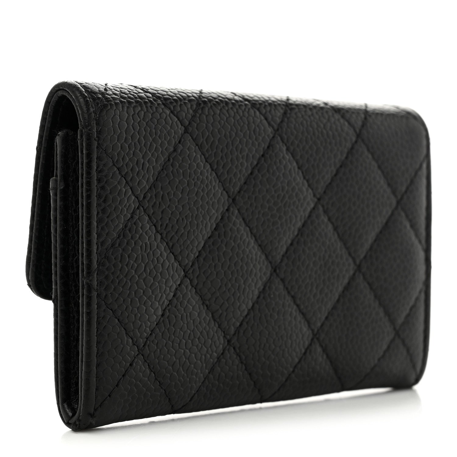 Chanel Caviar Quilted Flap Card Holder Black 3 of 10