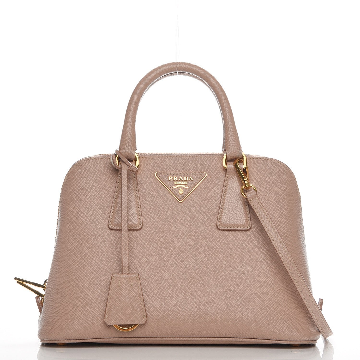 Prada Saffiano Vernice Small Promenade Tote Cammeo 1 of 8