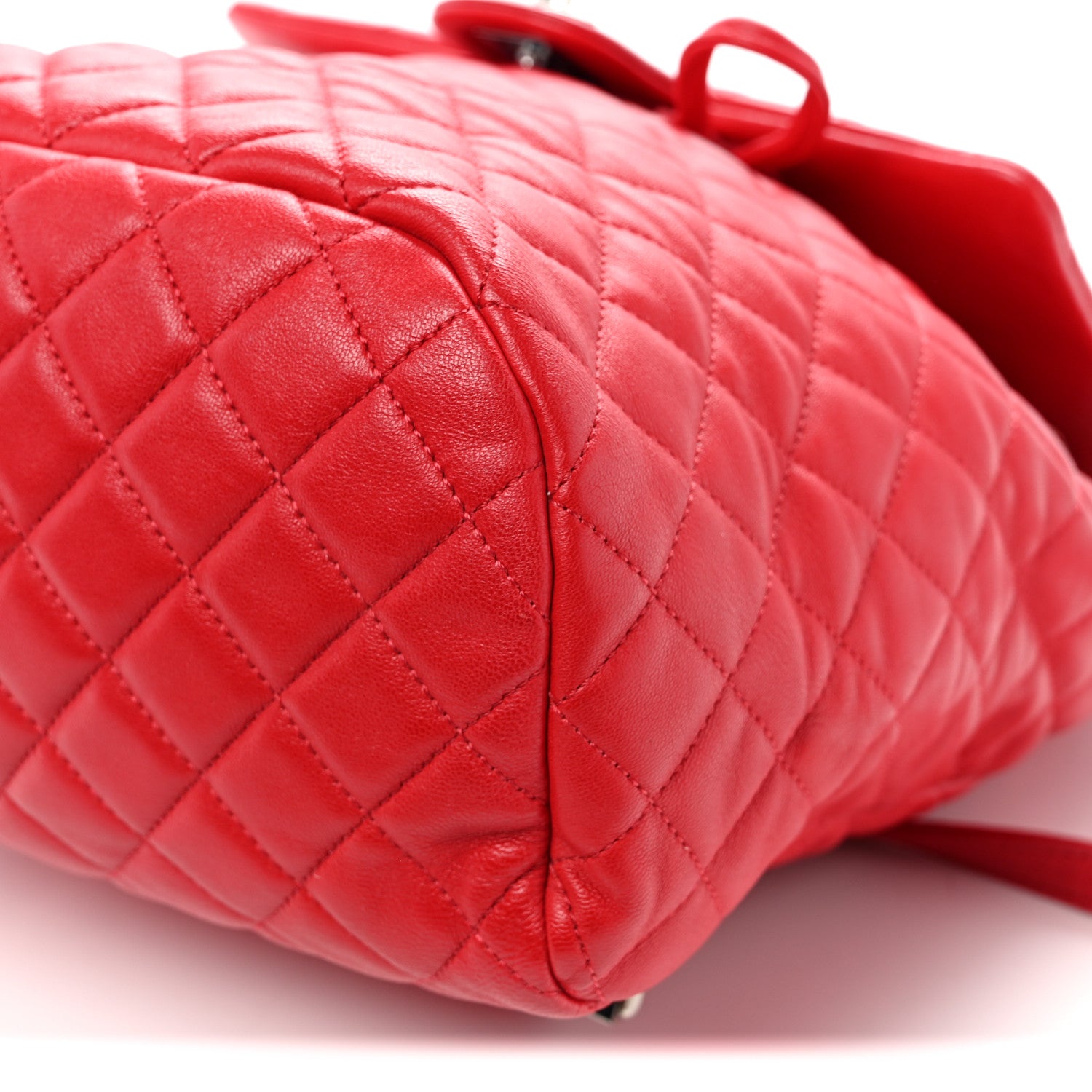 Chanel Lambskin Quilted Large Urban Spirit Backpack Red 10 of 10