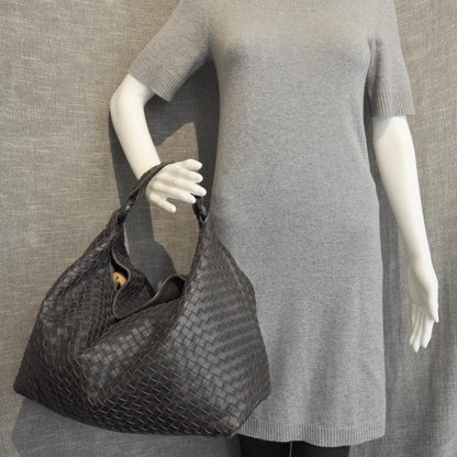 Bottega Veneta Nappa Intrecciato Sloane Hobo Moro Brown 3 of 11