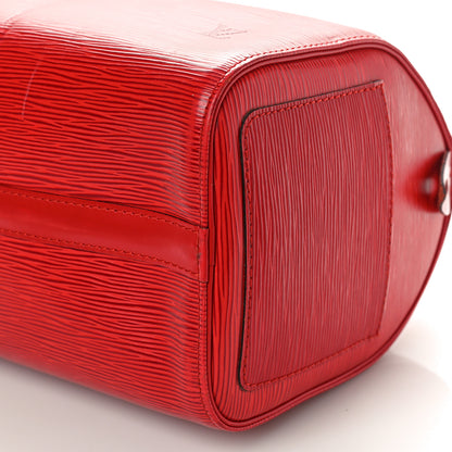 Louis Vuitton Epi Speedy 25 Rouge 10 of 13