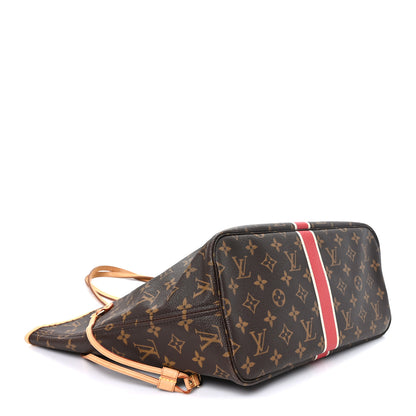 Louis Vuitton Monogram My LV Heritage Neverfull MM Fuchsia White 4 of 10