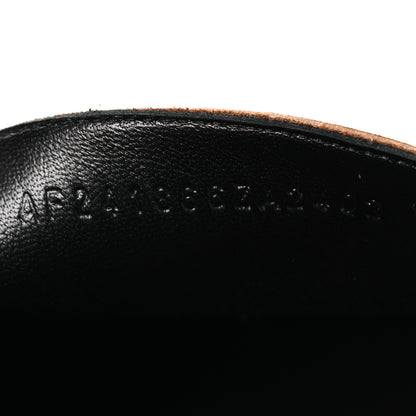 Hermes Calfskin Mens Monterey Loafers 41.5 Marron Teck 10 of 13