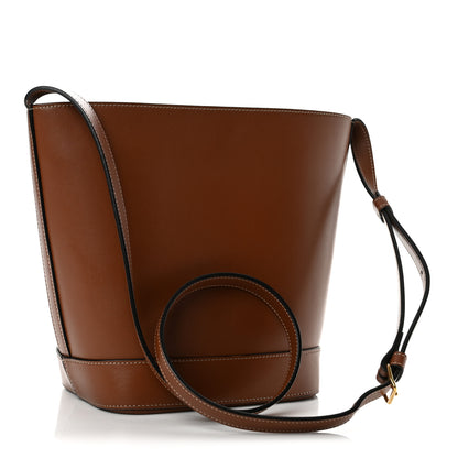 Celine Smooth Calfskin Small Cuir Triomphe Bucket Bag Tan 3 of 13