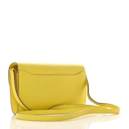Hermes Evercolor Constance Wallet To Go Lime 4 of 11
