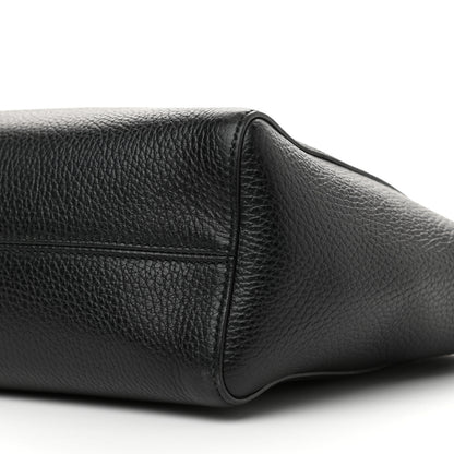 Gucci Dollar Calfskin Mini Swing Top Handle Bag Black 9 of 10