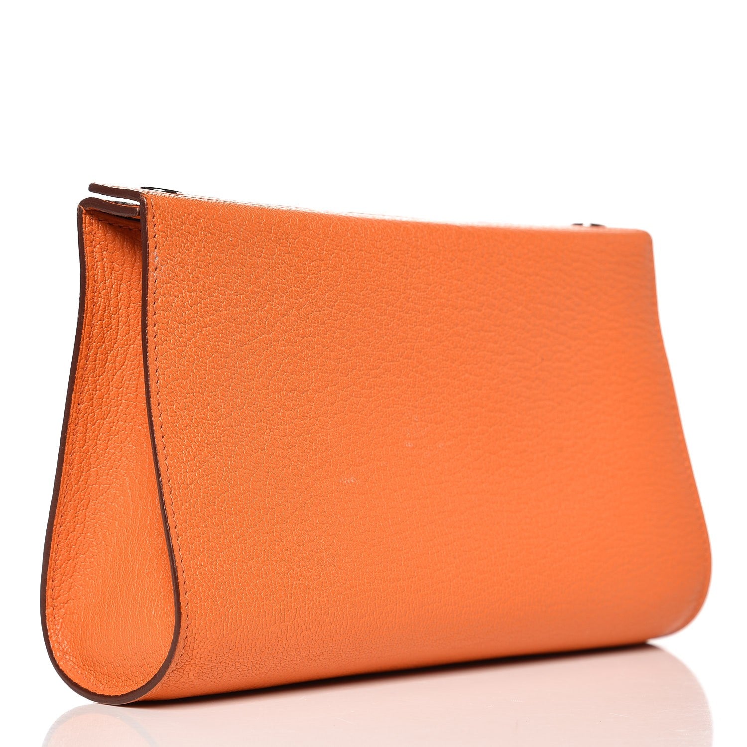 Hermes Chevre Mysore Karo GM Orange 3 of 10