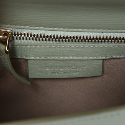 Givenchy Textured Calfskin Mini Pandora Box Chain Crossbody Bag Aqua Green 5 of 7