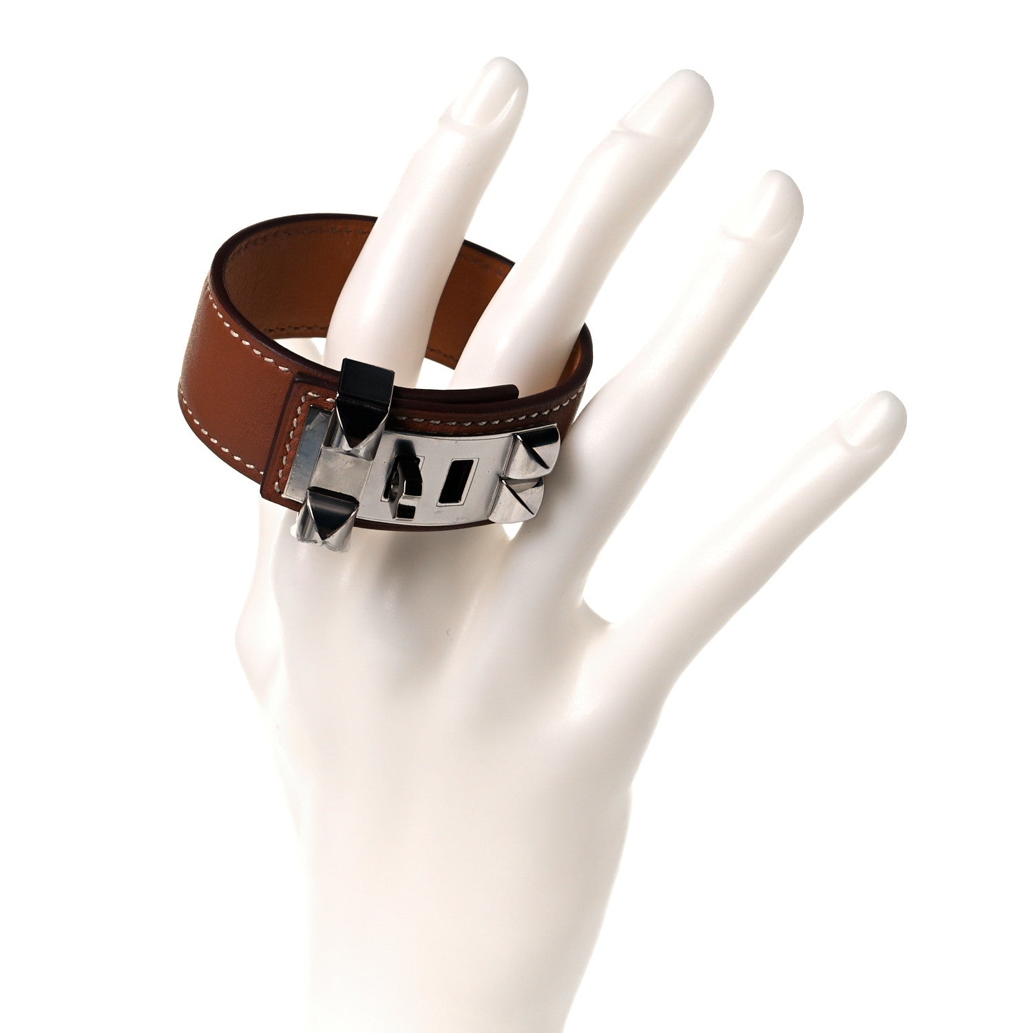 Hermes Swift Collier de Chien CDC 24 Bracelet T3 Gold 2 of 5