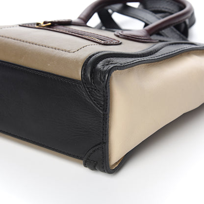 Celine Smooth Calfskin Nano Tri-Color Luggage Grey 7 of 9