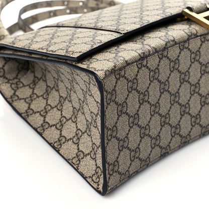 Balenciaga X GUCCI GG Supreme Monogram Medium Hourglass Top Handle Bag Beige Ebony 10 of 11