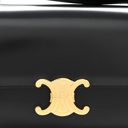 Celine Shiny Calfskin Teen Triomphe Black 7 of 10