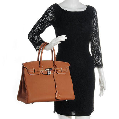 Hermes Togo Birkin 35 Gold 2 of 26