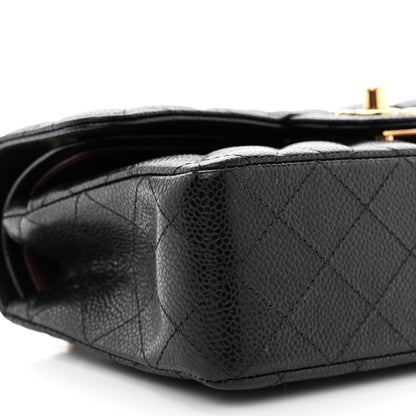 Chanel Caviar Quilted Small Double Flap Black 9 of 11