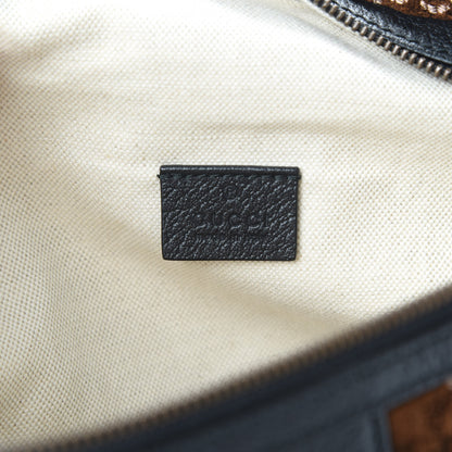 Gucci GG Monogram Velvet Belt Bag Brown 6 of 10