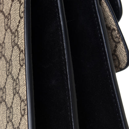 Gucci GG Supreme Monogram Small Dionysus Shoulder Bag Black 12 of 13