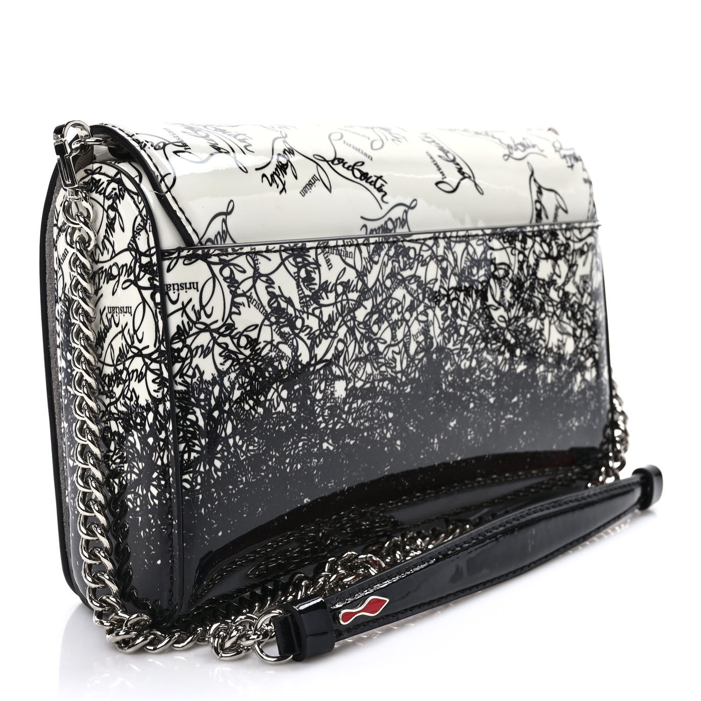 Patent Degraloubi RubyLou Clutch Snow Black