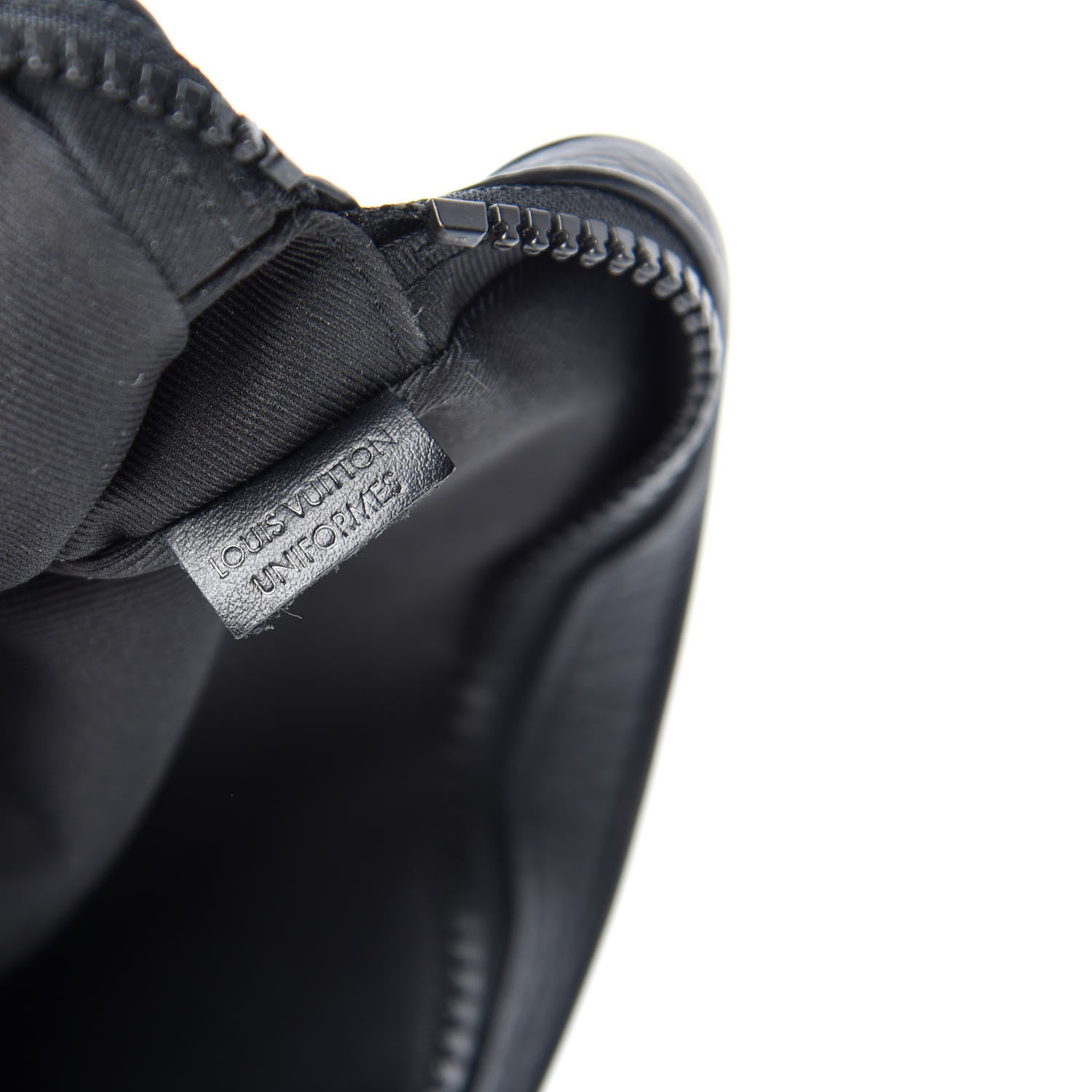 Louis Vuitton Taurillon Monogram Uniformes Solar Ray Soft Pochette Volga Belt Bag Black 6 of 10