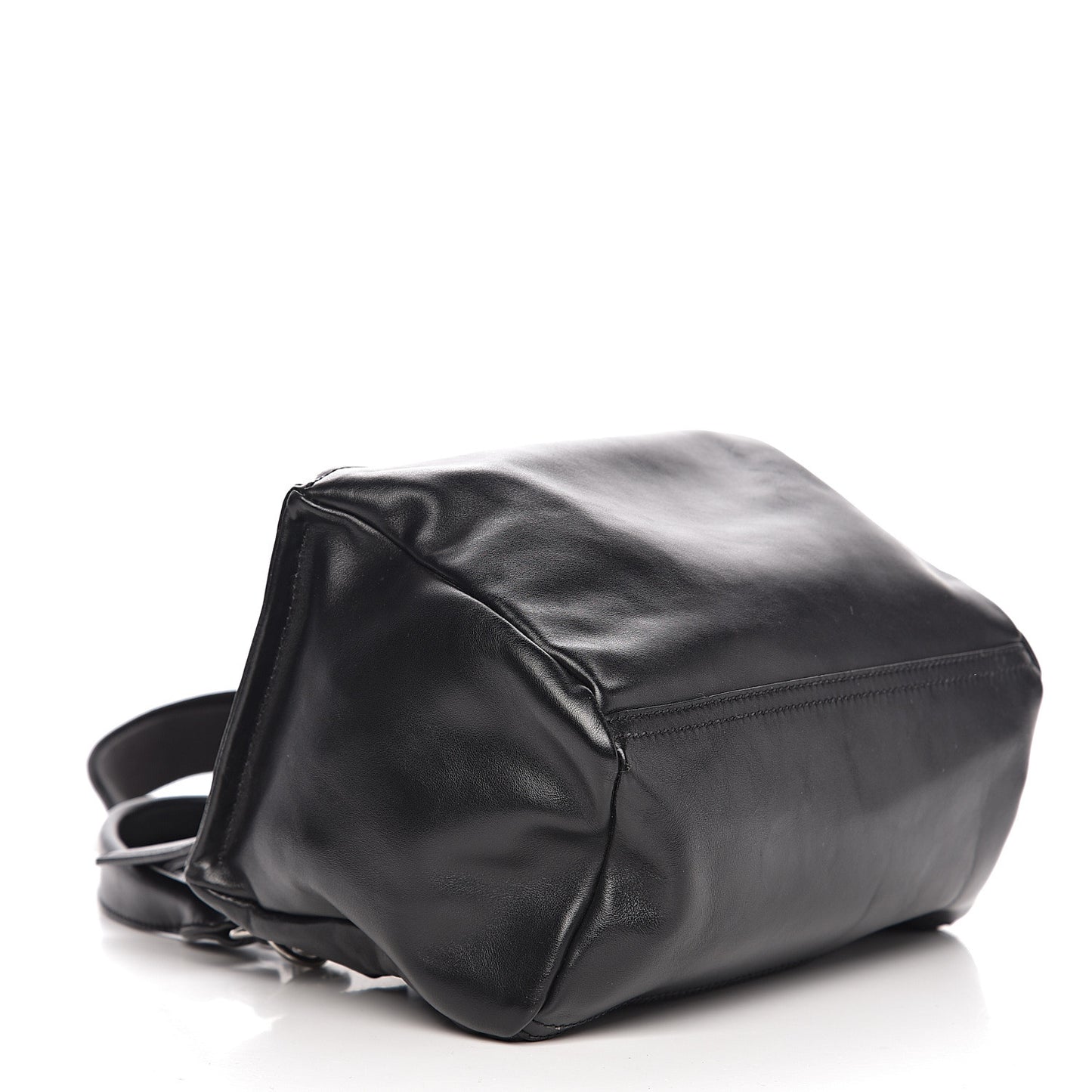 Calfskin Medium Pandora Logo Strap Black